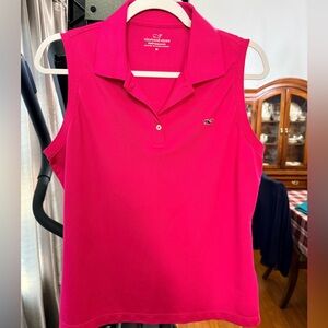 Vineyard Vines Women's Bright Pink Sleeveless Top